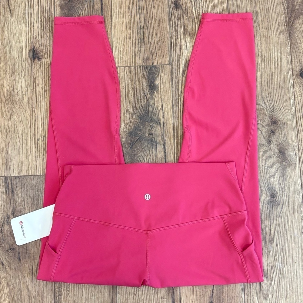 NWT Lululemon Align High Rise Pant Leggings 25" Size 14 In Raspberry Coulis